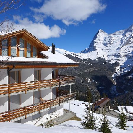 Apartment Gloria Sued By Interhome Mürren Exteriör bild