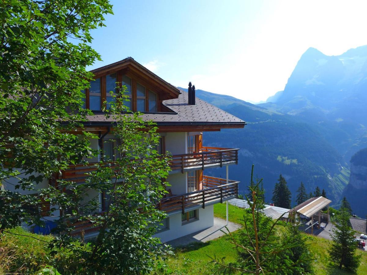 Apartment Gloria Sued By Interhome Mürren Exteriör bild