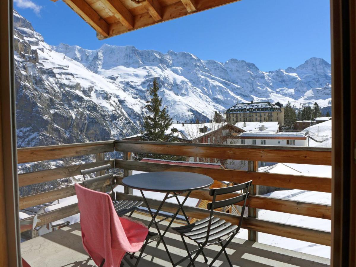 Apartment Gloria Sued By Interhome Mürren Exteriör bild