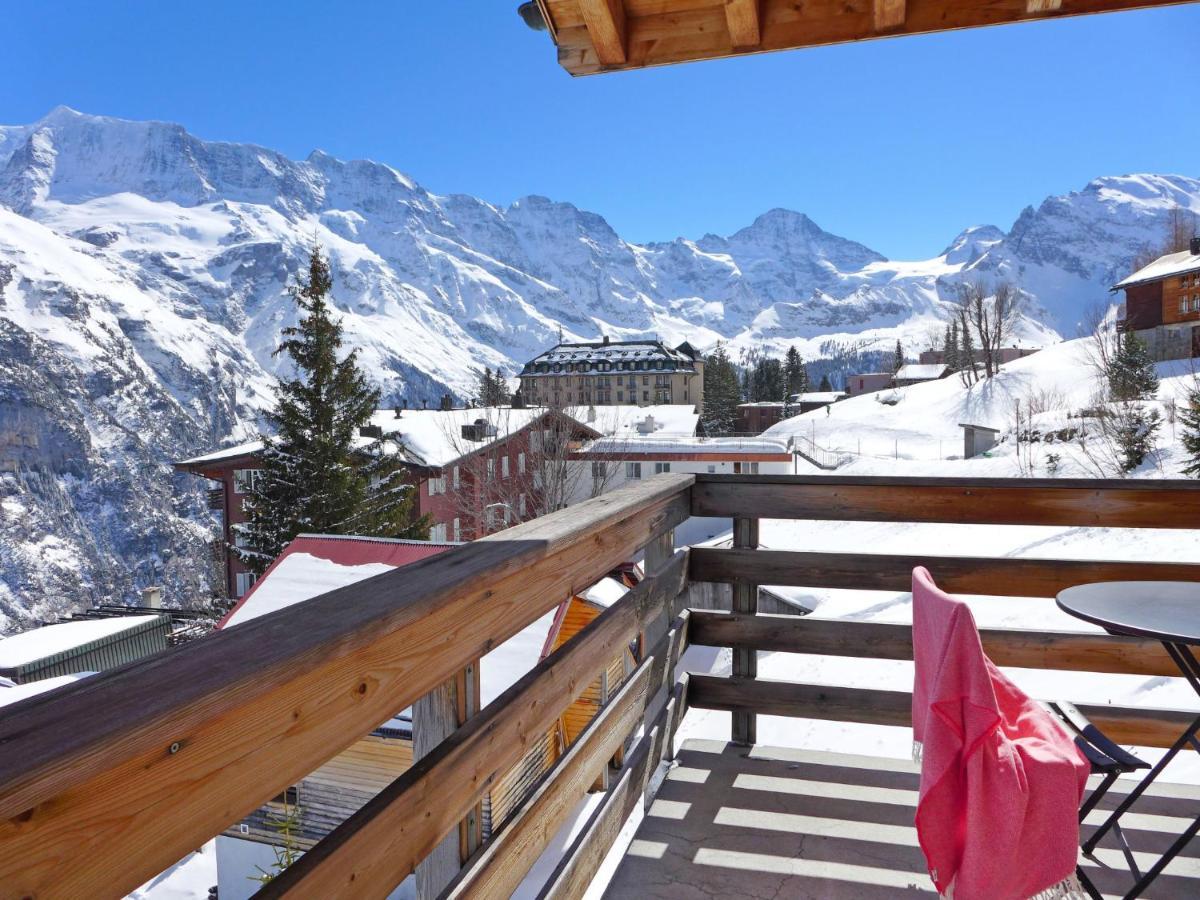 Apartment Gloria Sued By Interhome Mürren Exteriör bild