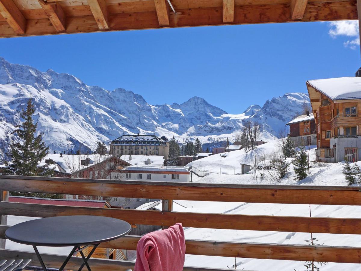 Apartment Gloria Sued By Interhome Mürren Exteriör bild